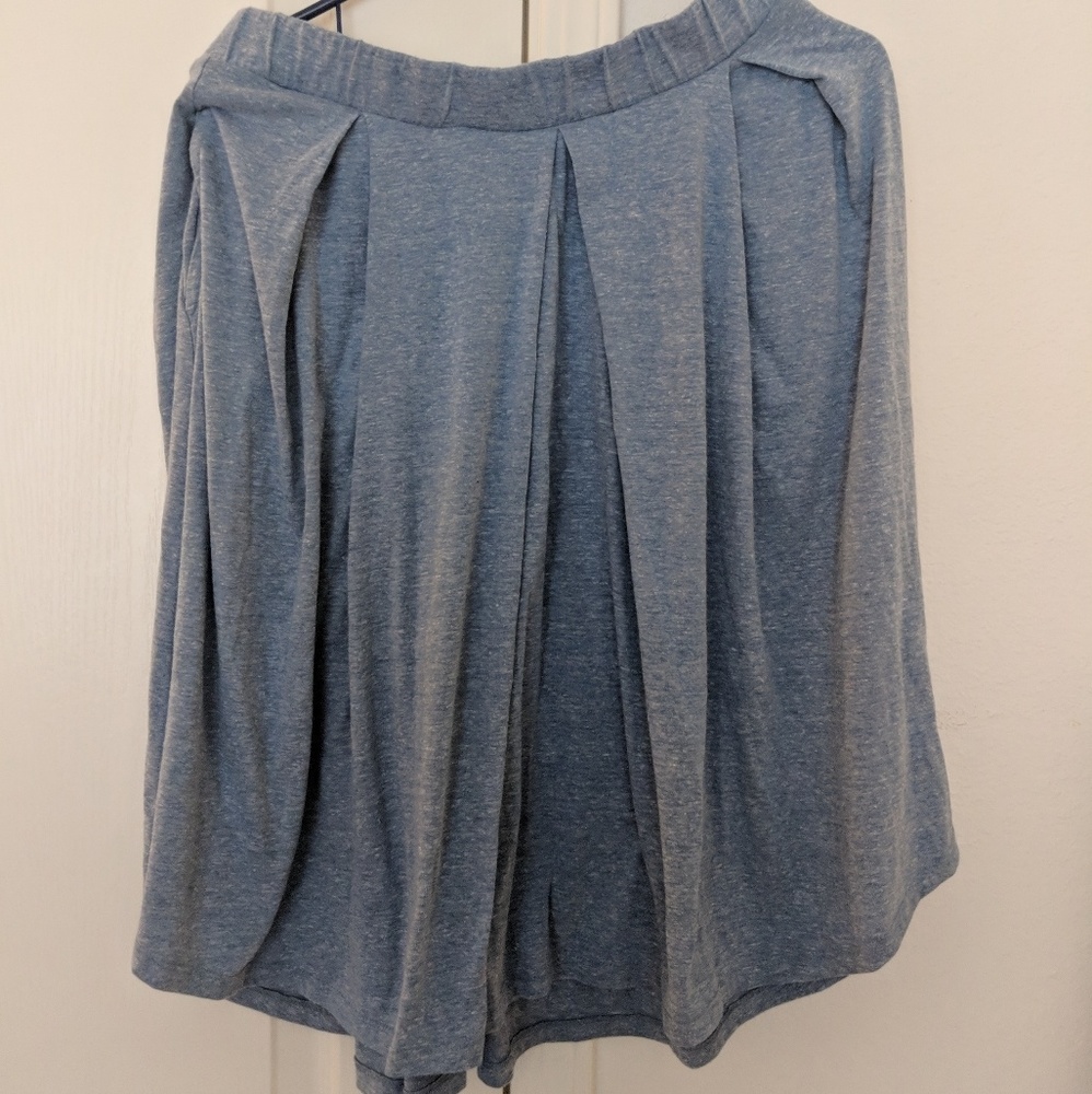 Lularoe Madison skirt M blue solid